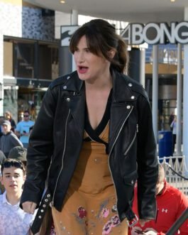 Kathryn Hahn Leather Jacket