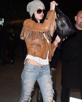 Kendall Jenner Leather Jacket #3