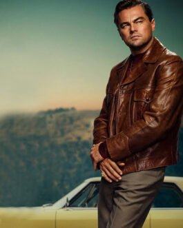 Leonardo Dicaprio Once Upon A Time In Hollywood Leather Jacket