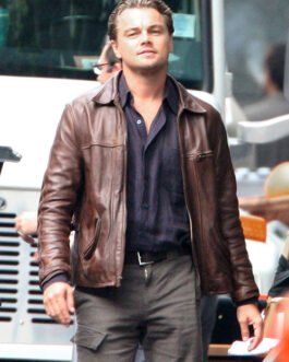 Leonardo Dicaprio Inception Leather Jacket