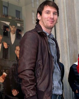 Lionel Messi Leather Jacket #1