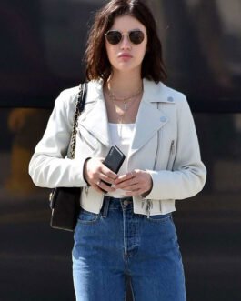 Lucy Hale Leather Jacket #1