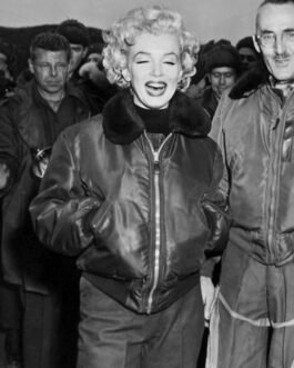 Marilyn Monroe Leather Jacket