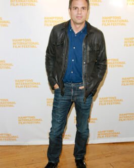 Mark Ruffalo Hamptons Film Festival Leather Jacket