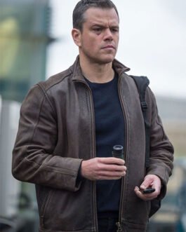 Matt Damon Jason Bourne Leather Jacket