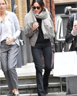 Meghan Markle Leather Jacket #1