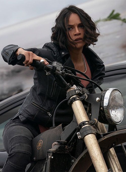 Michelle Rodriguez Fast & Furious 9 Leather Jacket