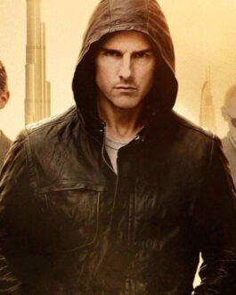 Mission Impossible Ghost Protocol Tom Cruise Leather Jacket