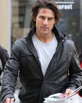 Mission Impossible Ghost Protocol Tom Cruise Leather Jacket