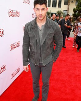 Nick Jonas Leather Jacket #2