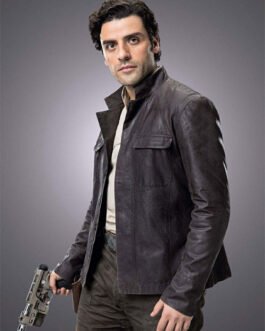 Oscar Isaac Star Wars: The Last Jedi Leather Jacket