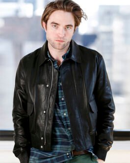 Robert Pattinson Leather Jacket #1