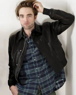 Robert Pattinson Leather Jacket #1