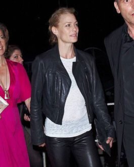 Robin Wright Leather Jacket #1