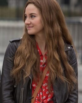 Shailene Woodley Snowden Leather Jacket