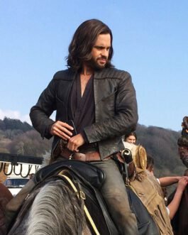 Tom Riley Da Vinci’s Demons Leather Jacket #1